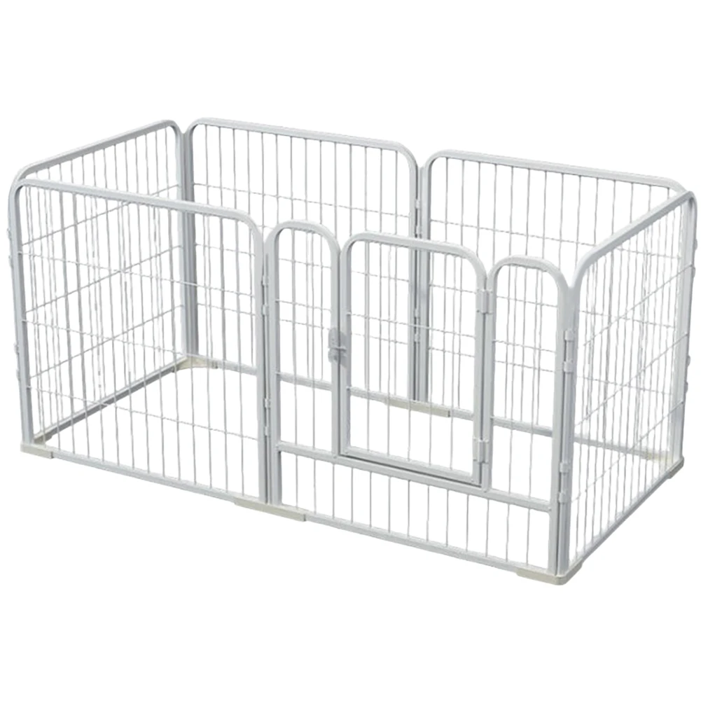 Clôture d'exercice pliable pour animaux de compagnie, parc pour chien, chenil pour chiot, 6 panneaux