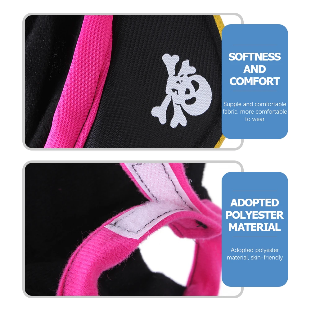 

1Set Pet Pirate Costume Unique Appearance Bright Colors Adorable Cat Hat Comfortable Dog Hat Party Festival Decorative