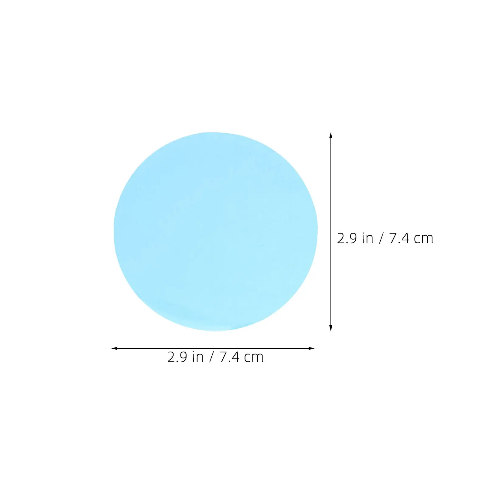 20Pcs 74Mm Warm Light Gel Filters Self Adhesive Ambient Lighting Tint Circles for Spotlights Bedroom Living Office
