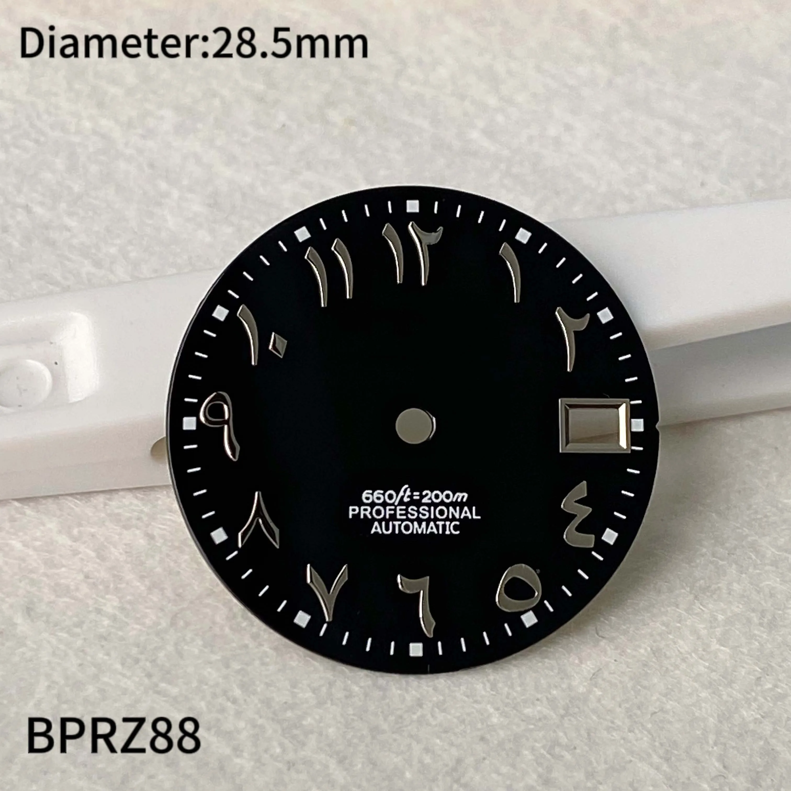 28.5mm high-quality NH35 dial without luminous Arabic alphabet dial paired with NH35 NH36 movement repair tool watch accessories