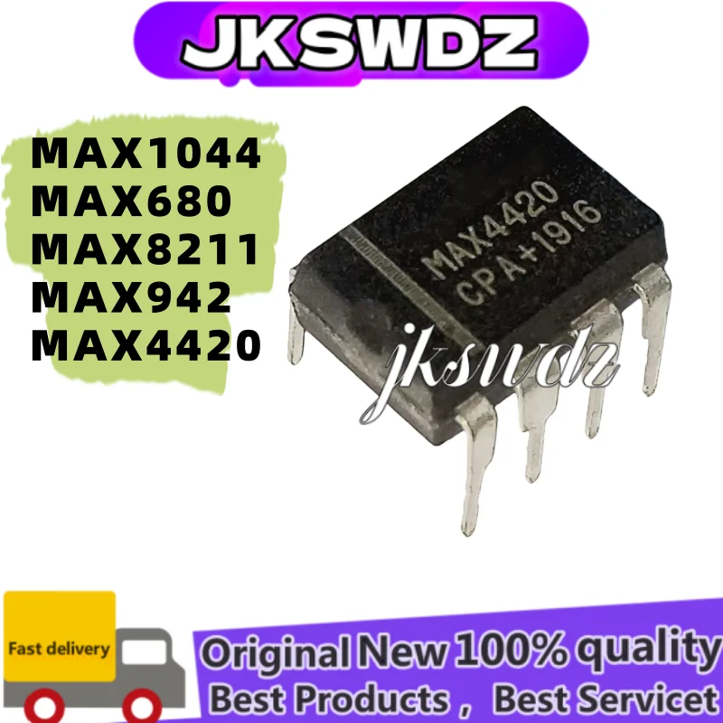

10 Pieces MAX1044EPA MAX1044 MAX1044CPA MAX680EPA MAX680 MAX8211CPA MAX8211 MAX942CPA MAX942 MAX4420CPA MAX4420EPA MAX4420 DIP-8