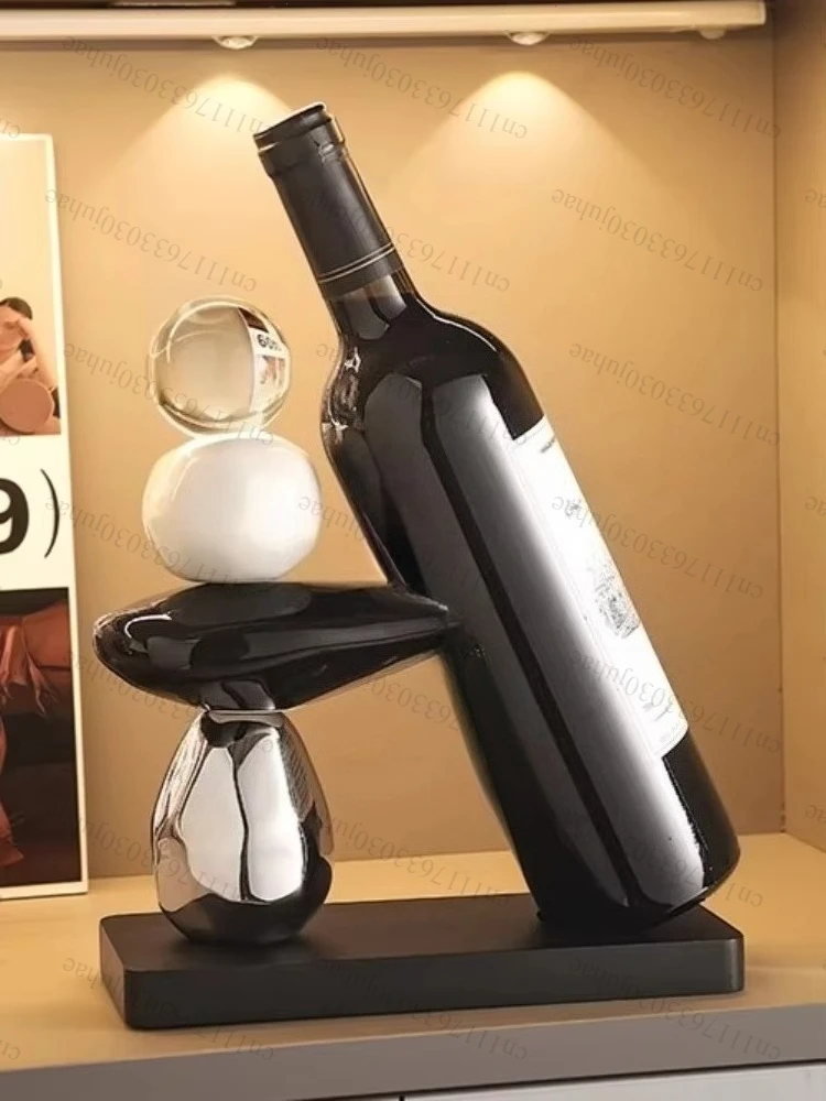 Luxury Wine Rack Design Kitchen Cabinet Restaurant Wine Bottle Holders Hand Modern Vertical Bottle Racks Stand Barware Dining