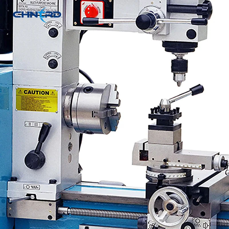 Lathe Mini HQ400/3A  Multi Purpose Combo Lathe Machine Benchtop Factory Direct Sales With Machine Stand