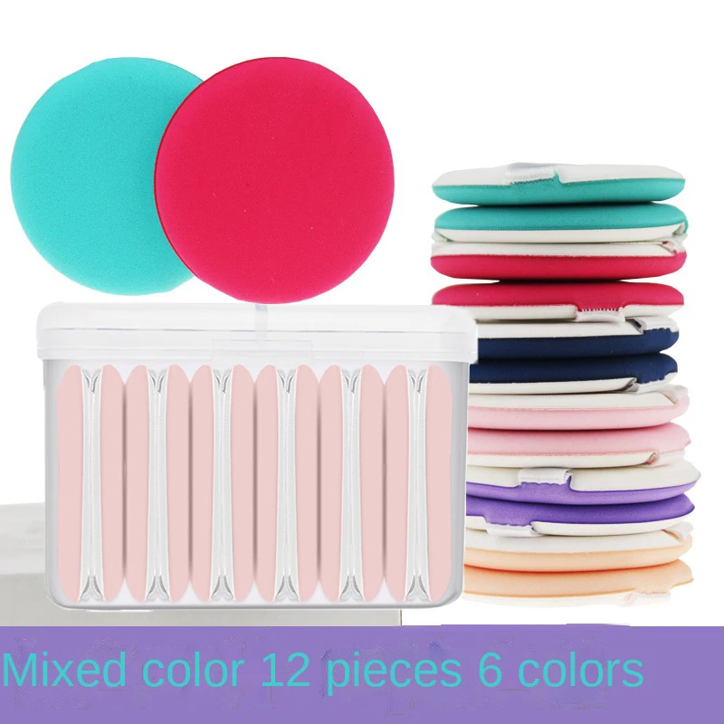 Esponja gigante para maquillaje, herramientas de belleza, accesorios de maquillaje, cojín con esponja, 12/7 piezas
