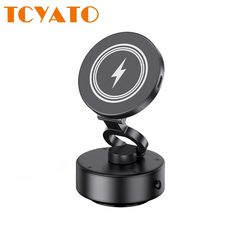 

TCYATO car wireless charging mechanical vacuum suction cup strong magnetic adsorption bracket navigation