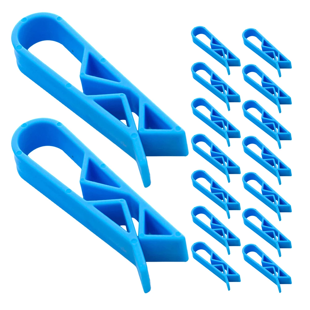 

40Pcs Portable Trash Bag Holder Heavy Duty Plastic Clips for Garbage Cans Anti-Slip Multi-Use Clamping Solution