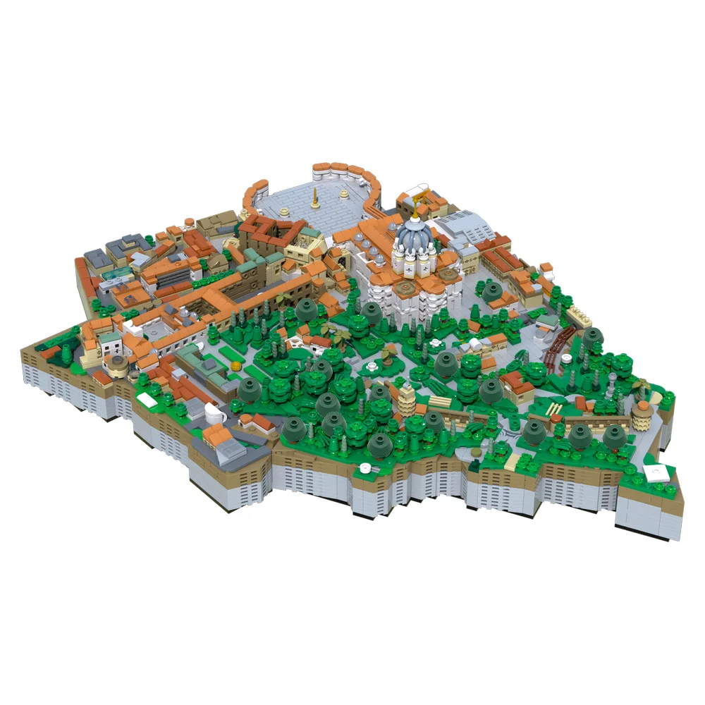 

MOC-208889 Vatican City Building Blocks Gift Christmas Toy DIY Set Asse