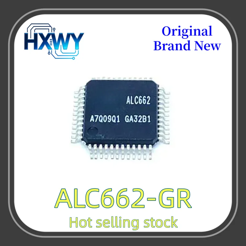 (5/30 pieces) ALC662-GR ALC662 LQFP48 Audio Codec Chip New Electronic Parts Fast Delivery High Quality In Stock
