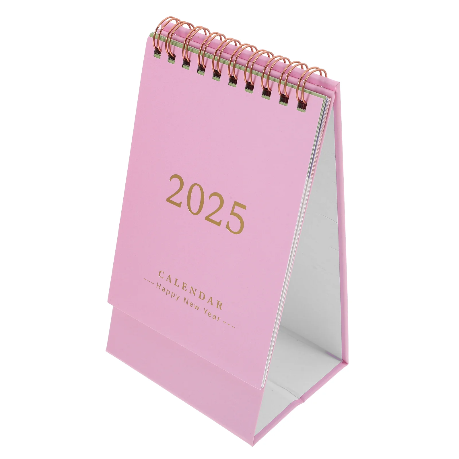 2025 Desk Calendar Calendars with Stand up Small Table Holiday Cute Period Paper Big Household