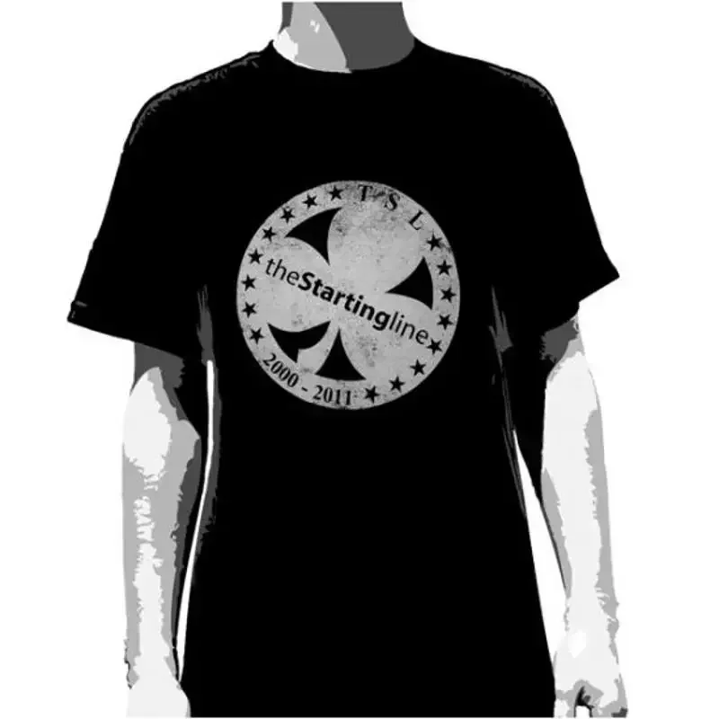 The Starting Line Clover Stamp T Shirt New Small Only