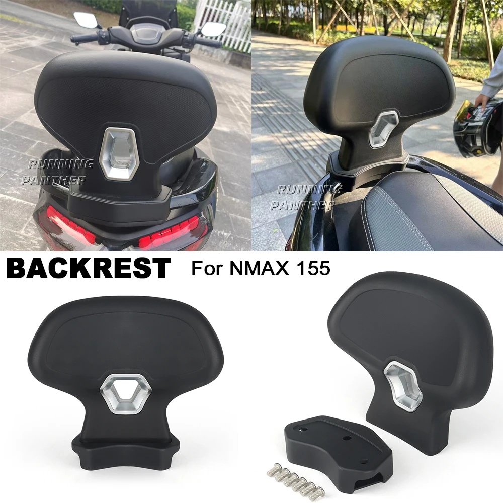 For Yamaha N-max 155 Nmax 155 Nmax155 N-max155 2020-2024 2023 2022 Motorcycle Rear Passenger Seat Backrest Cushion Back Rest Pad