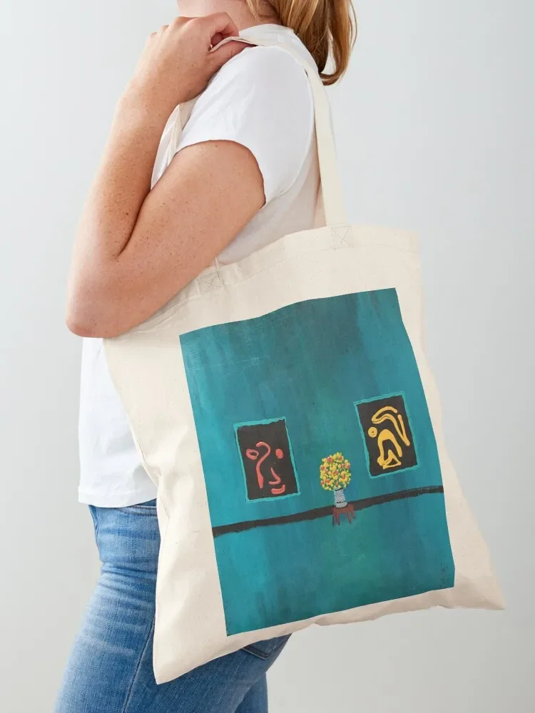 

Bouquet and Two Paintings Tote Bag Eco bag tote bag custom custom canvas Women's shopper
