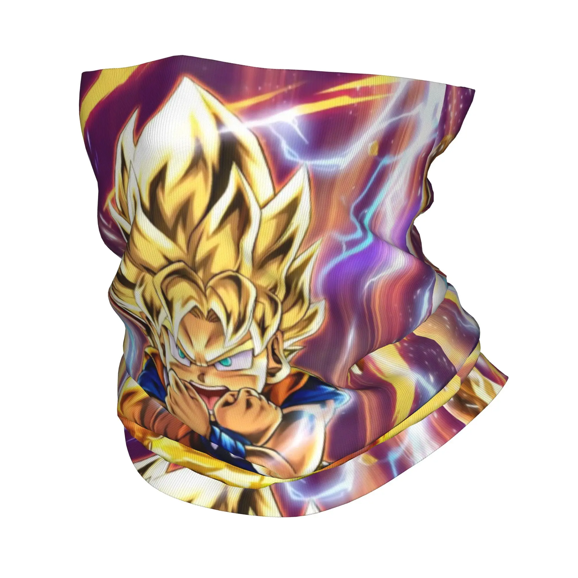 

Dragon Ball DAIMA Bandana Neck Cover Printed Super Saiyan Mask Scarf Multifunctional Face Mask Running Unisex Adult All Season