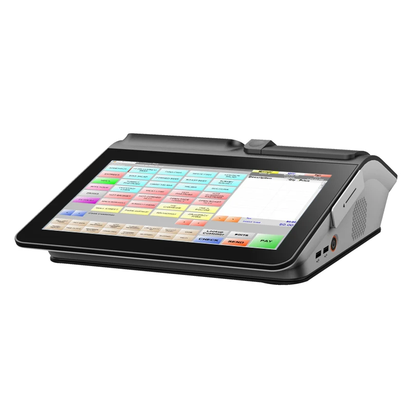 MSLatest 11.6 Inch All-in-One Android System Touch Screen POS Terminal for Meal Delivery with Scanner and Printer