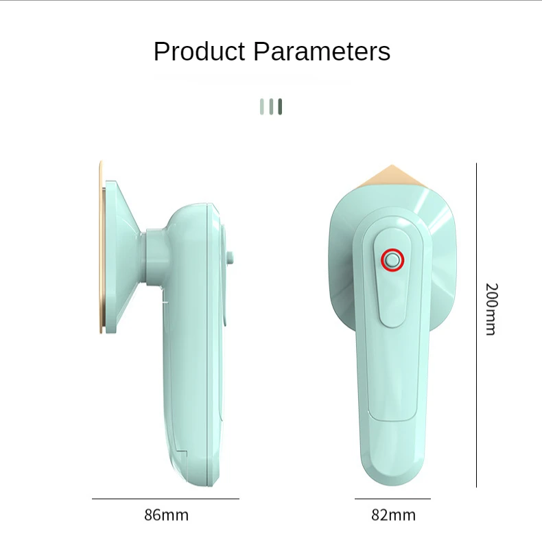 Żelazko elektryczne parowiec ręczny profesjonalny mikro żelazko parowe przenośna parownica do ubrań na ubrania Travel Home Appliance YT19