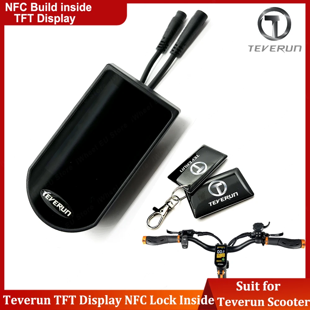 

Оригинальный TFT-дисплей Teverun Fighter Mini Pro NFC со встроенным NFC-замком для электросамокатов Blade GT/GT+ II, запчасть для электросамоката.