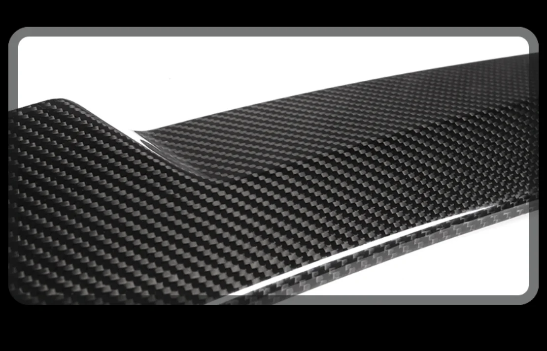 Ailes de voiture de haute qualité 2009 – 2016, adaptées au becquet arrière sec en Fiber de carbone de Style A5 B8 M4 (double porte)