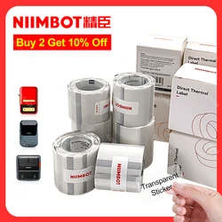 NIIMBOT B21 Label Sticker Paper Roll Transparent Series thank sticker