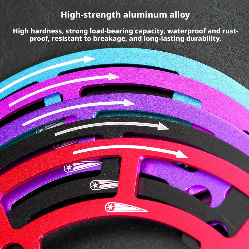 104 BCD Chainring Guard for Mountain Bike, Single Speed Bash Guard, 32T-42T Chain Protection Cover, Aluminum Alloy for Merida - view 4