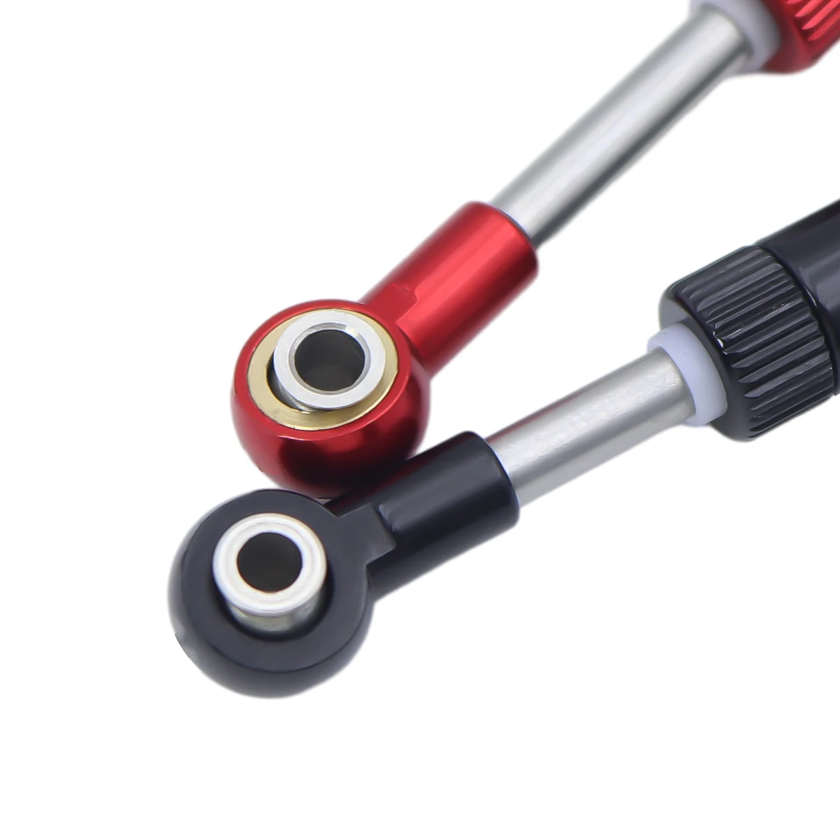 Adjustable Steering Link Rod Servo Linkage 75-100mm For 1/10 RC Crawler Axial SCX10 90046 Tamiya CC02 HSP Trx4 Upgrade Parts