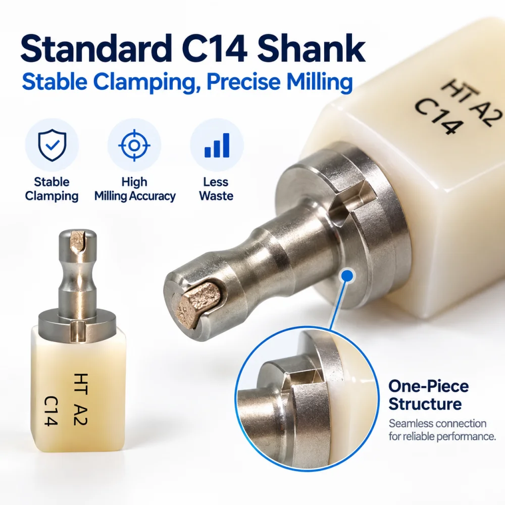 Extremely tough Lithium Disilicate C14 Blocks Without Sintering Glass Ceramic Instant Restoration Materials LT HT Dental CAD CAM