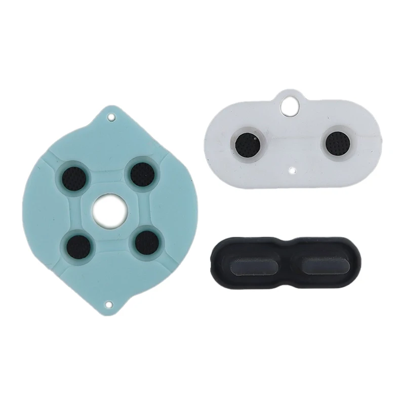 YuXi-Silicone Borracha condutora Pad, Adhesive Botões de substituição, Key Pads, Controlador Mat, apto para Gameboy, 1Set