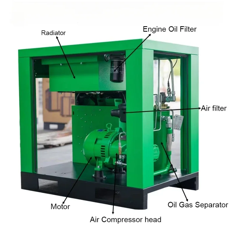 Electric Air Compressor Oil-Free Piston Design Quiet Operation Ideal for Home Garages & Small Workshops Efficient Hot