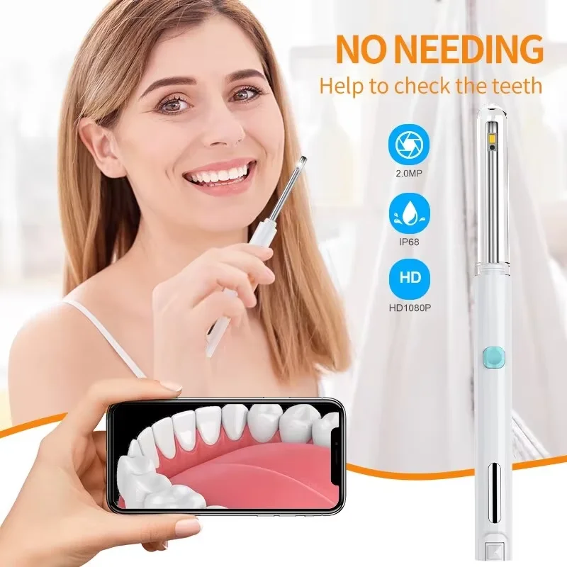 Wireless Intraoral Camera Wifi Dentistry Endoscope Oral Camera with LED Light Used for Oral Inspection Support IOS Android