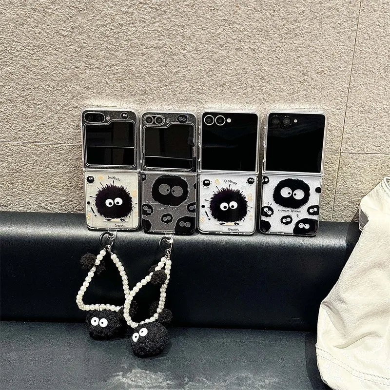 

Shining Cartoon Coal Ball for Samsung Galaxy Z Flip 7 6 5 4 Protective Back Cover for ZFlip5 ZFlip6 ZFlip7 Case Shell