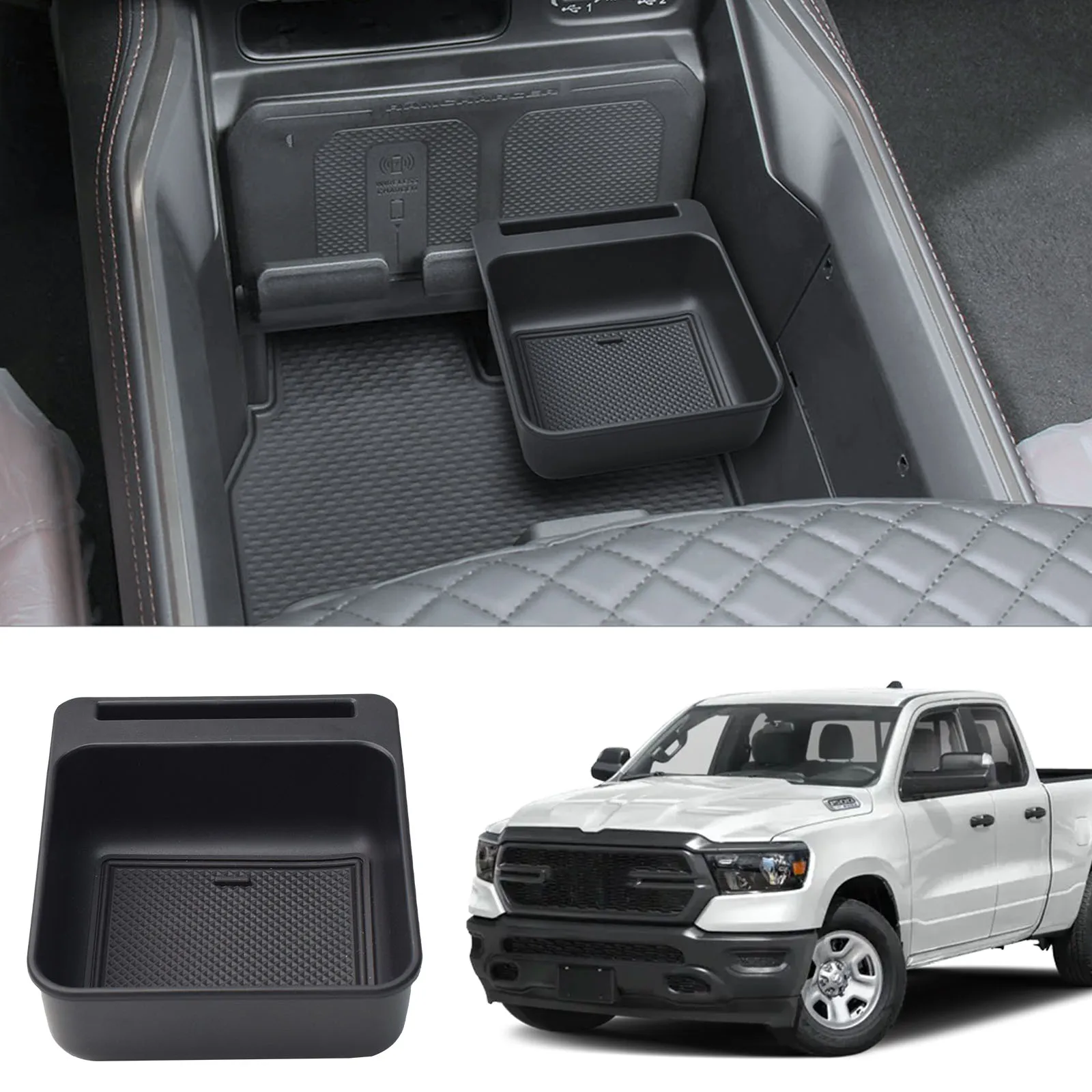 Органайзер-подвеска для центральной консоли для Dodge RAM 1500 2500 3500 2019-2026 годов, подвесной автомобильный ящик для хранения на центральной консоли