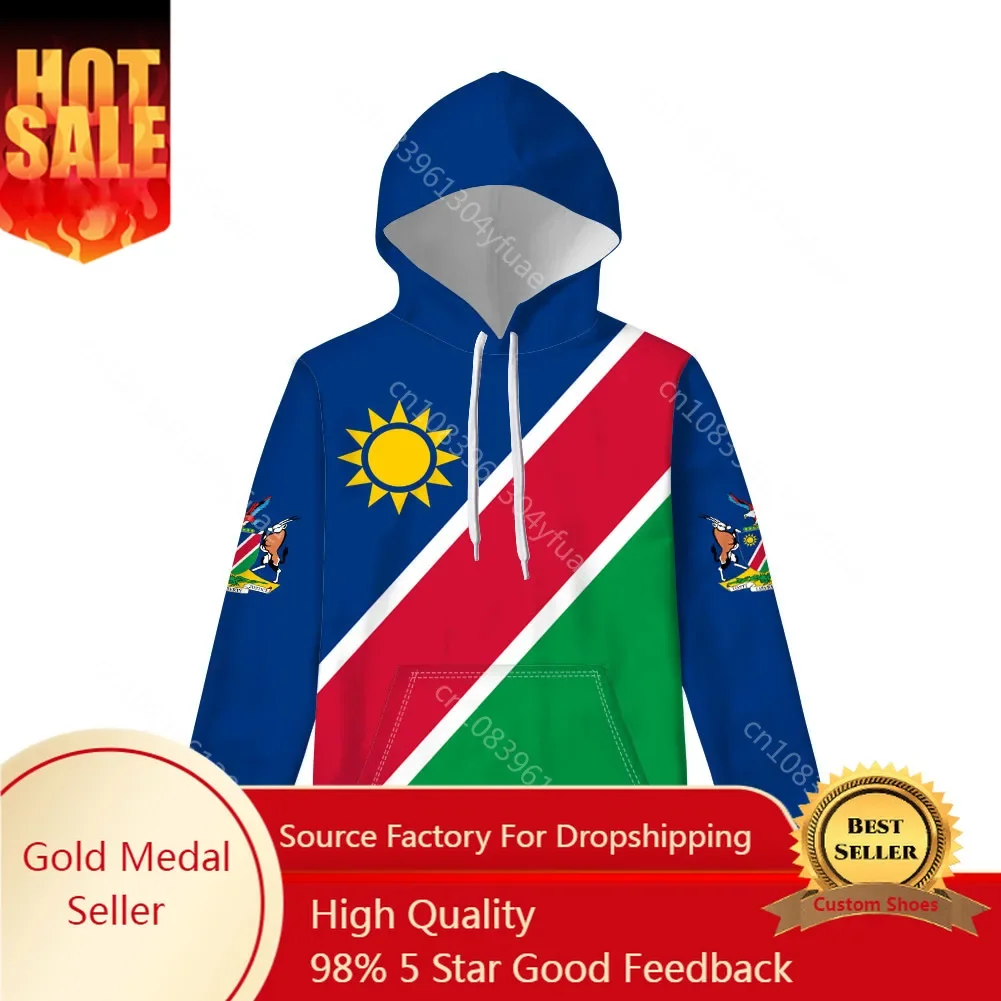 

Namibia Zipper Hoodie free custom made name number nam Sweatshirt nation flag na namibian college print photo logo text Clothes