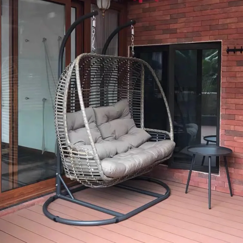 Garden Patio Outdoor Double Chair 2-seater Swing Hanging Chair