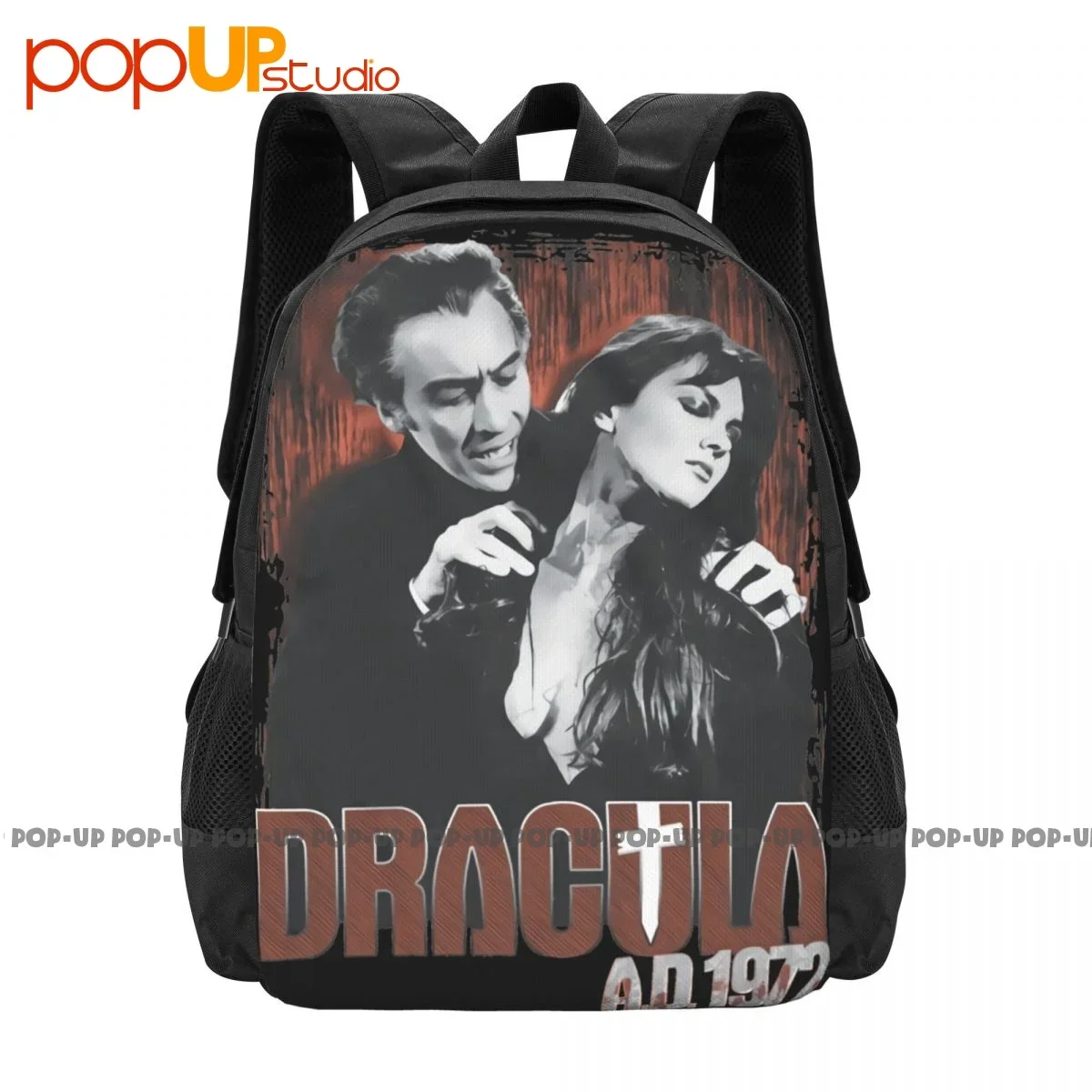 Dracula Ad 1972 Hammer Horror Movie Christopher Lee Backpack Large Capacity Hot 3d Printing