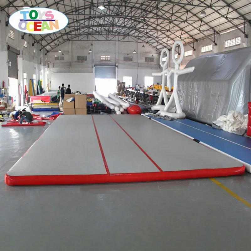 New Hot Sale 5m 6m 8m 10m 12m Drop Stitch Gymnastic Mats Tumbling Airtrack Inflatable air Track