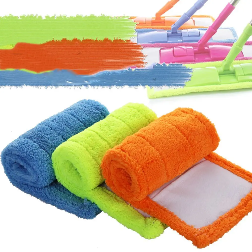 Microfiber Floor Dust Mop Pad Household for Spray Mop Cleaning Pad Flat Refill Replacement Cloth