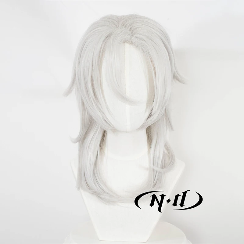 ND Tengen Uzui Cosplay Wig Hairpiece Demon Slayer Anime Cosplay Hair Wig for Comic Con Coser Costume Heat Resistant Synthetic