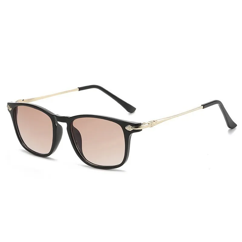 نظارات قراءة ريترو ثنائية البؤرة للاستخدام القريب والبعيد، نظارات شمسية مقاومة للأشعة فوق البنفسجية، نظارات بإطار للجنسين، وصفة طبية + 100 إلى + 400 #5