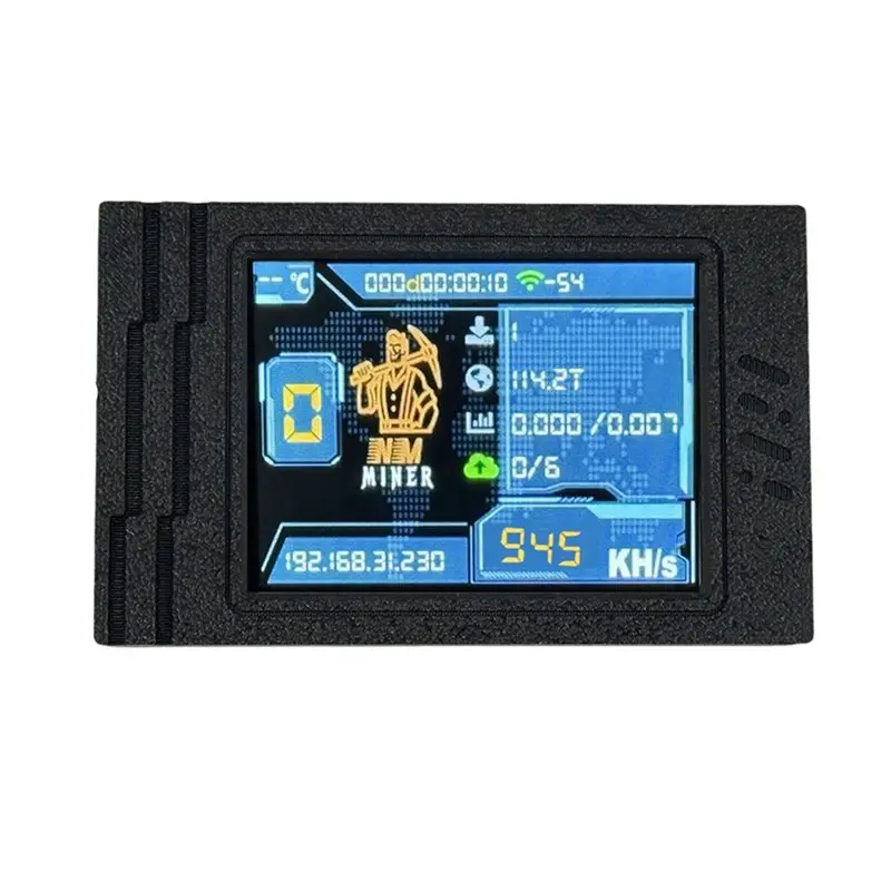 2X Nerdminer V2 MAX Solo Miner 945KH/S Crypto Bitcoin Miner Machine 1.5W Mini Miner Win 3.125 BTC Nerdminer 2.4G Wifi-ABIU