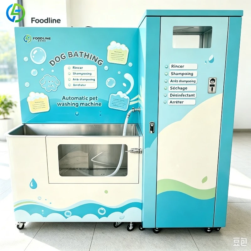 Commercial Timed Coin Operated Pet Wash Station for Self-Service Dog Washing Machine FL Customized