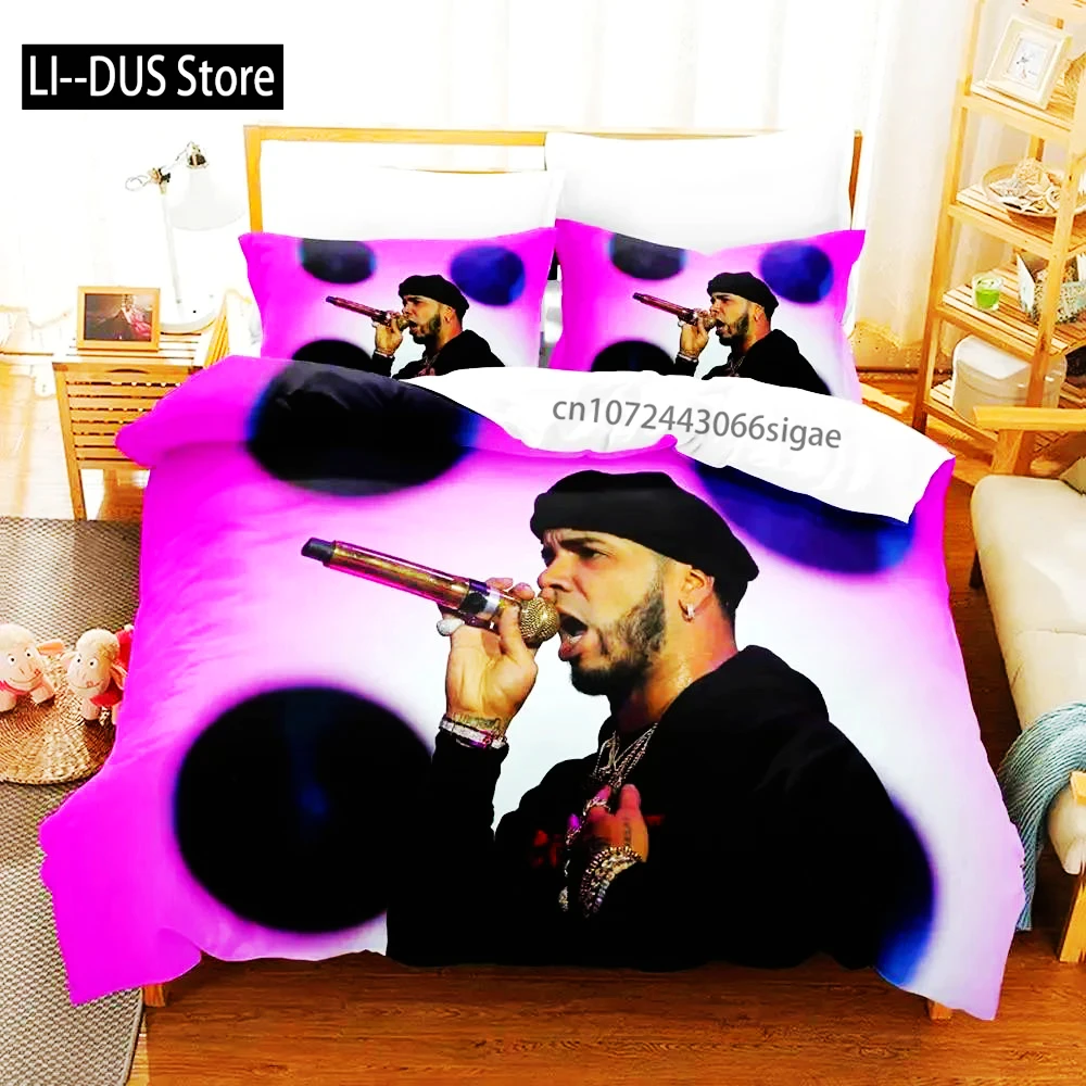 

Anuel Aa Real Hasta La, Boys Bedroom Duvet Cover Set, Single, Double, Full, Queen, King Size, 2024 Duvet Cover Bed Set