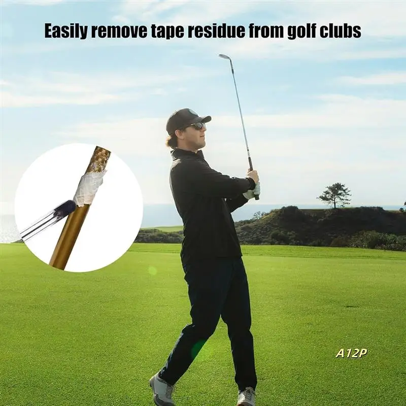 

Golf Grip Removal Tool & Golf Grips Tape Remover, V-Groove Grip Remover Saver Repair Tool Essential Accessories