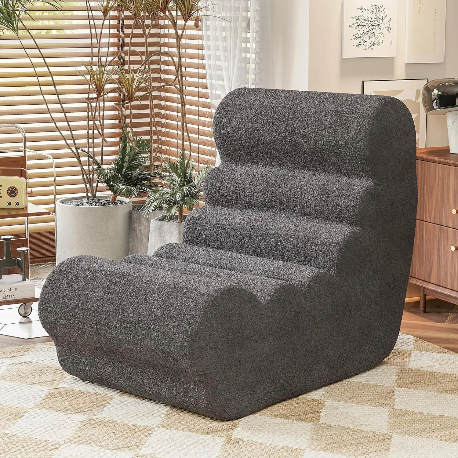 

Bean Bag Chair for Adults Memory Foam Bean Bag Chairs, Fireside Chair Comfy Lazy Floor Sofa, Recliner Sofa for Living Rooms
