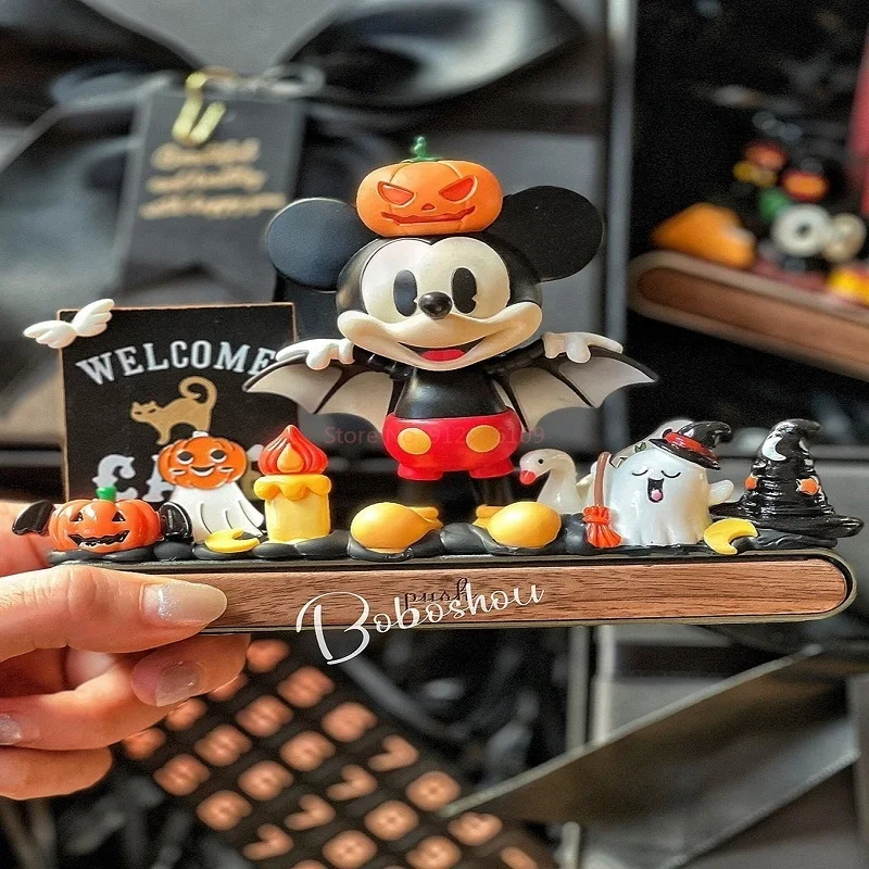 

Disney Candy Микки автомобиль фотопластина Аниме Фигурка Микки Маус украшения авто интерьер орнамент подарок