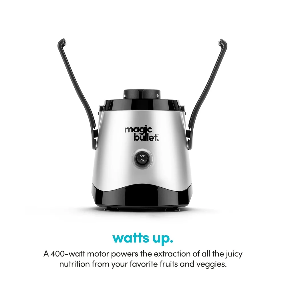 Компактная мини-соковыжималка 400 Вт, эффективная экстрактор для фруктов и овощей, легко чистится, можно мыть в посудомоечной машине, 2-дюймовый кухонный прибор с подачей