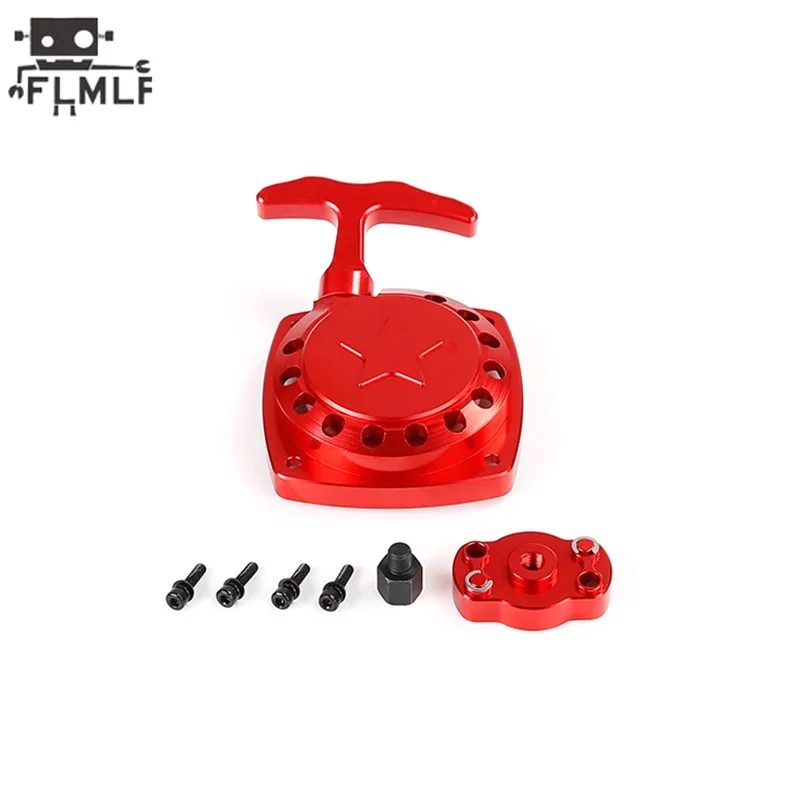 CNC ได้อย่างง่ายดายราคาเริ่มต้นที่ดึง Starter Kit Fit Zenoah Rovan 32cc 36cc เครื่องยนต์สําหรับ 1/5 Rc รถ Hpi Rofun Km Baja LT DBXL FG GoPed Redcat