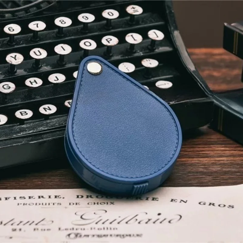 10x Black Blue Portable 65mm Handheld Reading Magnifier with High-Power Glass Lens Loupe Helping Hands Magnifying Glasses