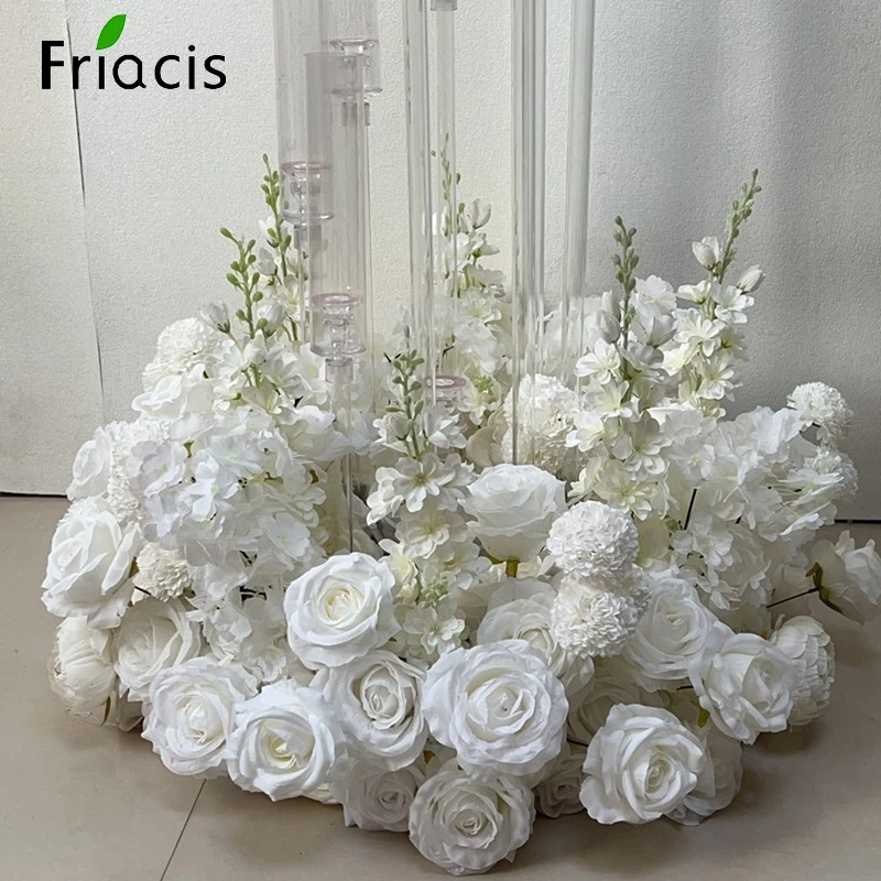 White Flower Ball Centerpiece 5