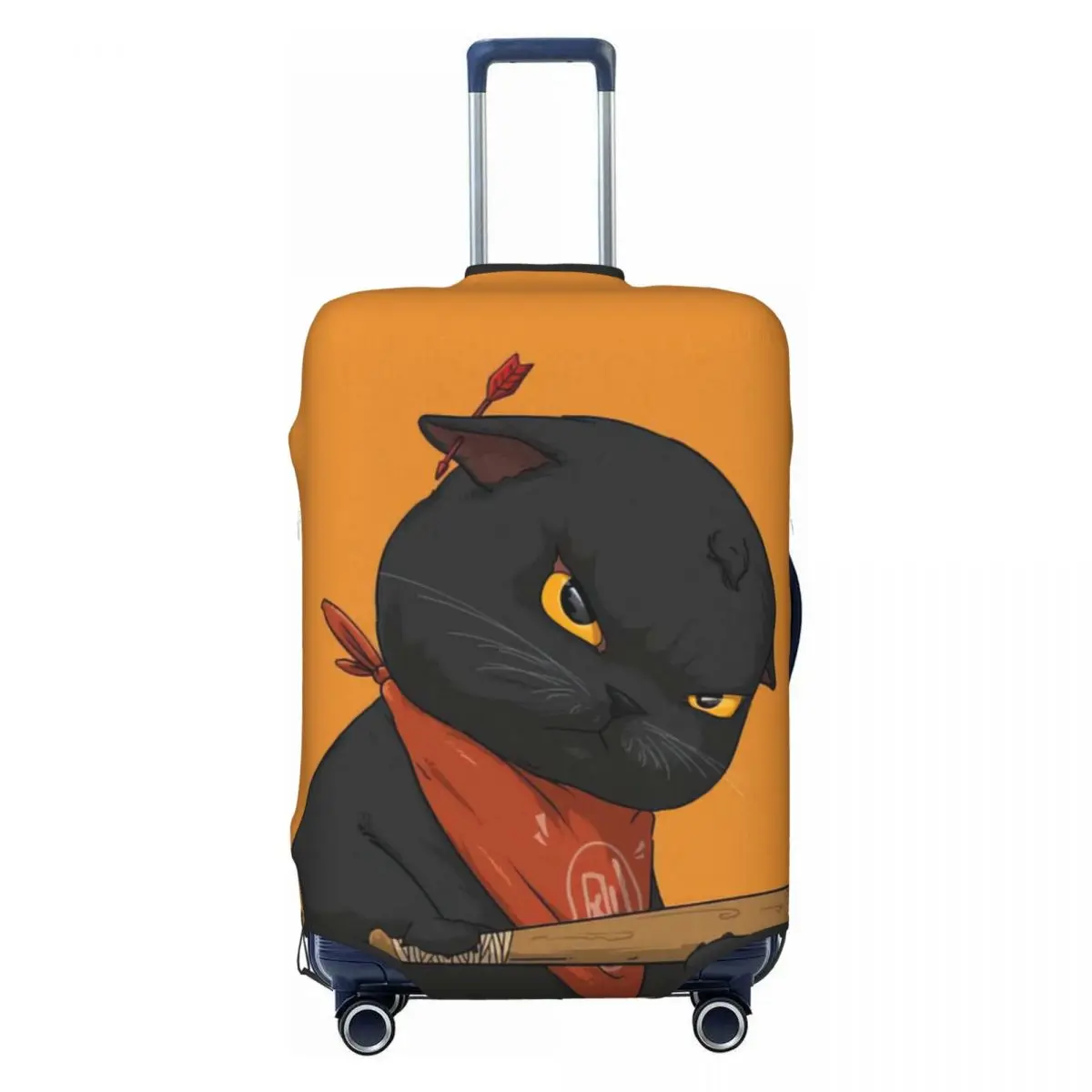 

Cool Cat Print Luggage Protective Dust Covers Elastic Waterproof 18-32inch Suitcase Cover Travel Accessories