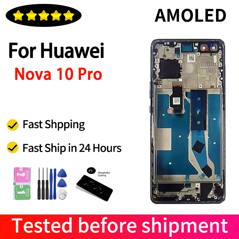 678‘amoled-for-huawei-nova-10-pro-10pro-lcd-gla-al00-gla-lx1-display-touch-screen-digitizer-for-huawei-nova10-pro-display