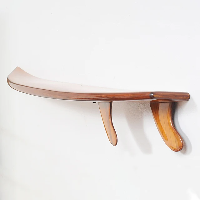 High quality wooden boat model half surfboard shelf sea wall decoration
